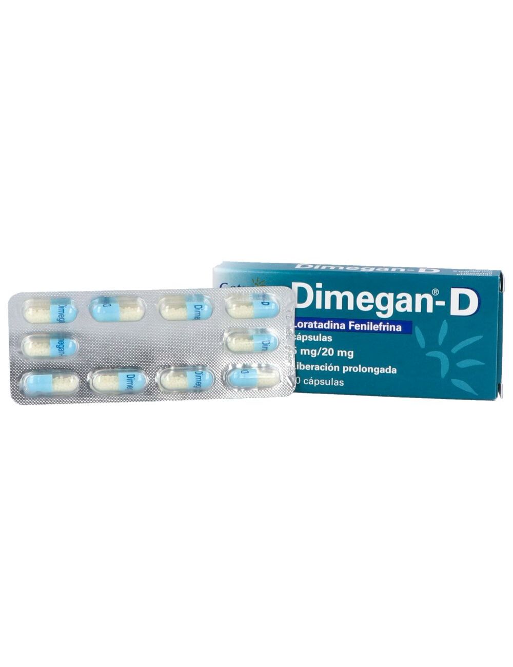 Dimegan D 5 mg / 20 mg Caja con 10 Cápsulas Dimegan D 5 mg / 20 mg Caja con 10 Cápsulas