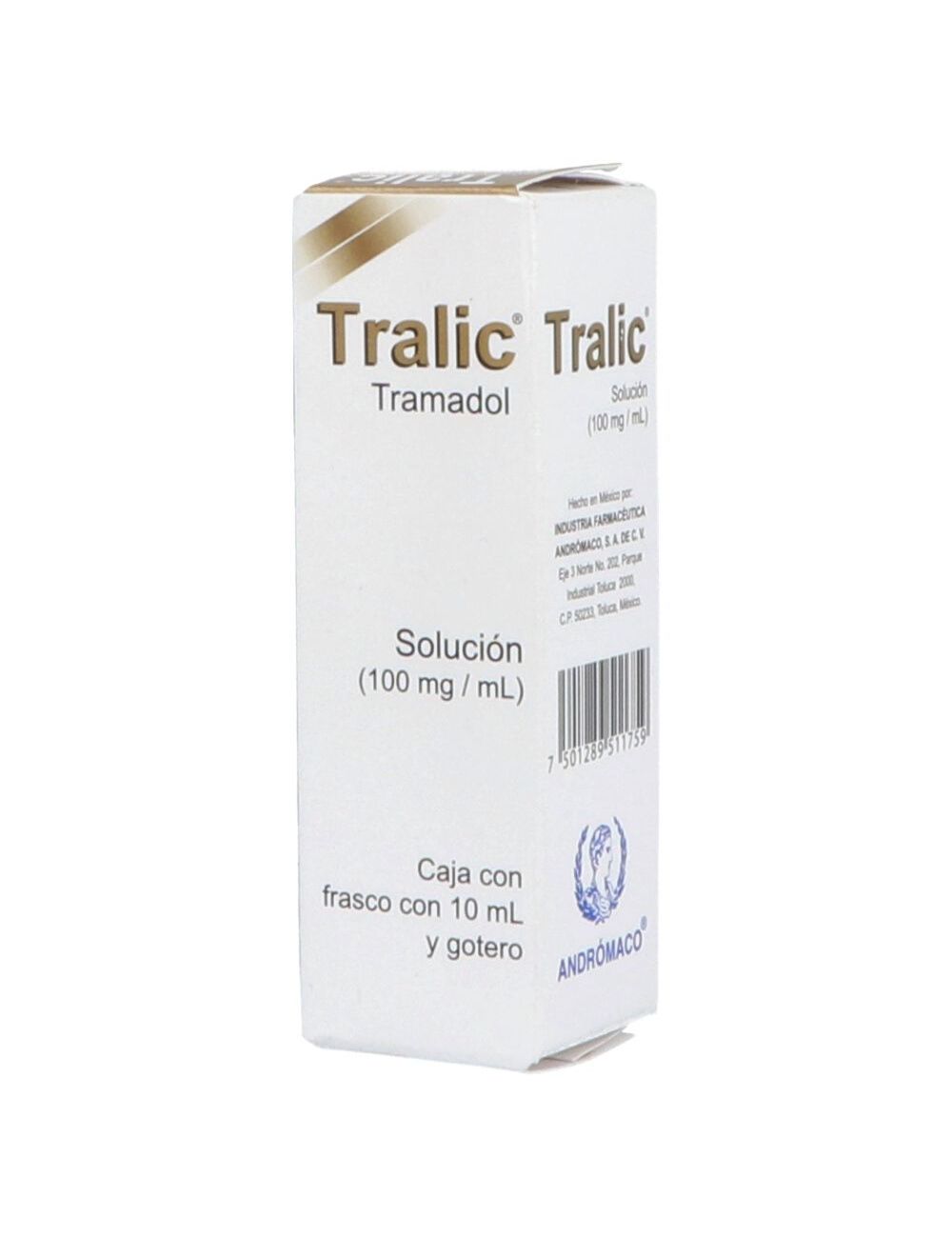 Tralic Solución 100 mg/mL Caja Con Frasco Gotero Con 10 mL Tralic Solución 100 mg/mL Caja Con Frasco Gotero Con 10 mL