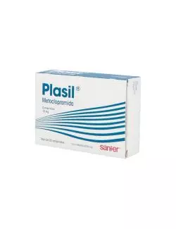 Plasil 10 mg Caja Con 20 Comprimidos