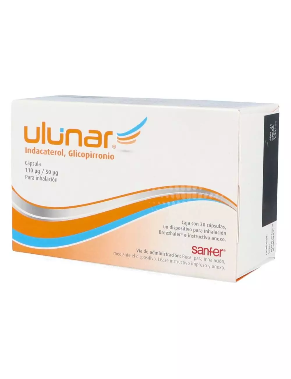 Ulunar 110mcg/50mcg Caja Con 30 Cápsulas