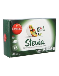 Stevia Carderel Verde Caja Con 100 Sobres