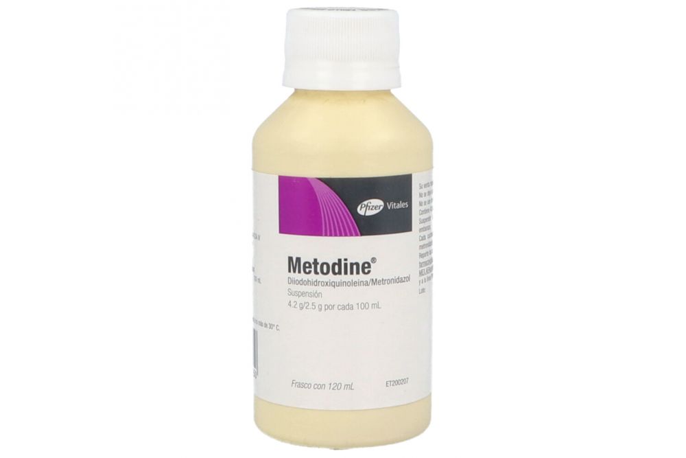 Metodine Suspensión 4.2 g/ 2.5 g/ 100 mL Frasco Con 120 mL