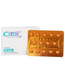 Citox 20 mg - 28 Tabletas | Citalopram | Sunpharma