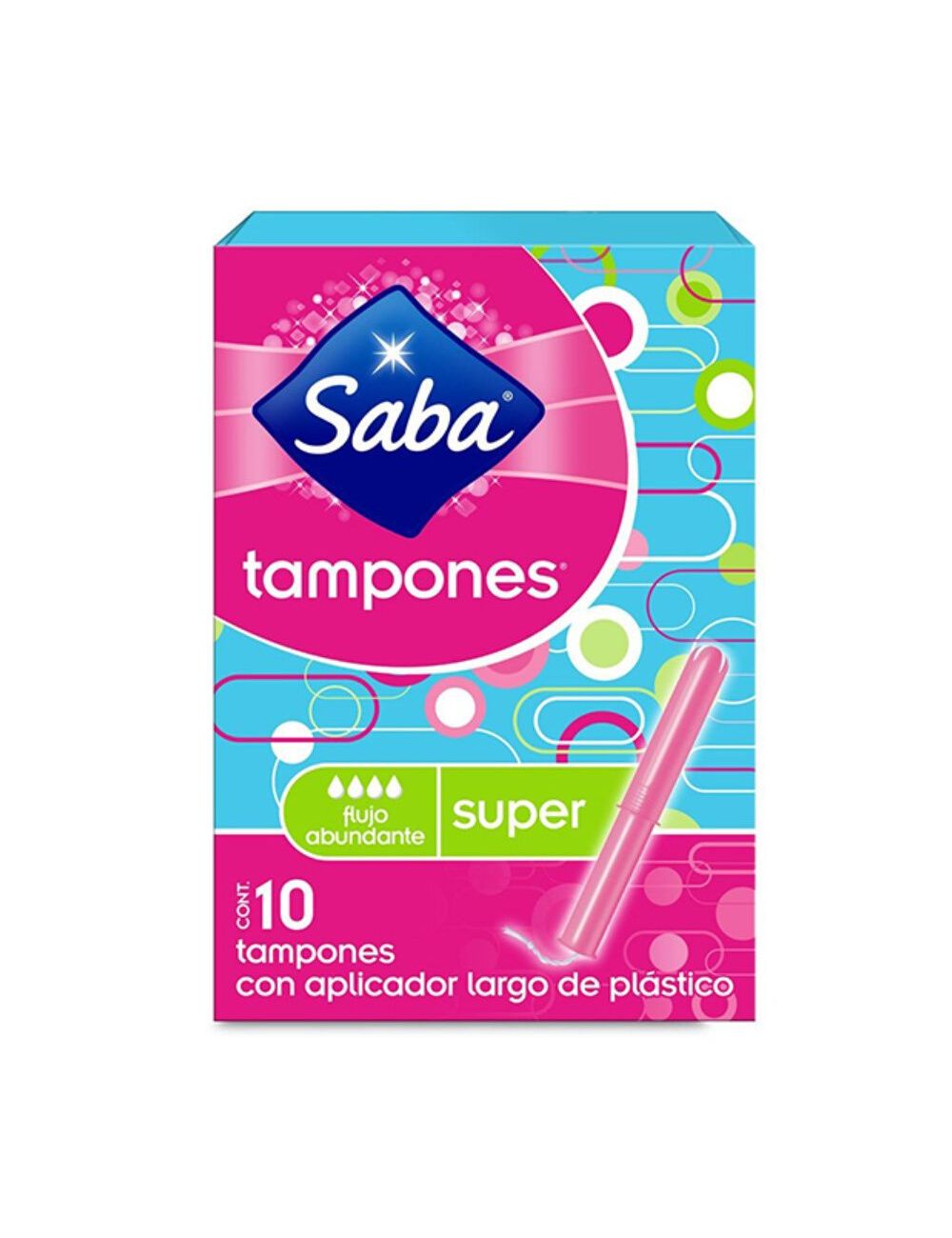 Saba Caja Con 10 Tampones Saba Caja Con 10 Tampones