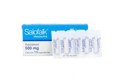Salofalk Supositorios 500 mg Caja Con 10 Supositorios