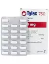 Tylex 750 mg Caja Con 40 Tabletas