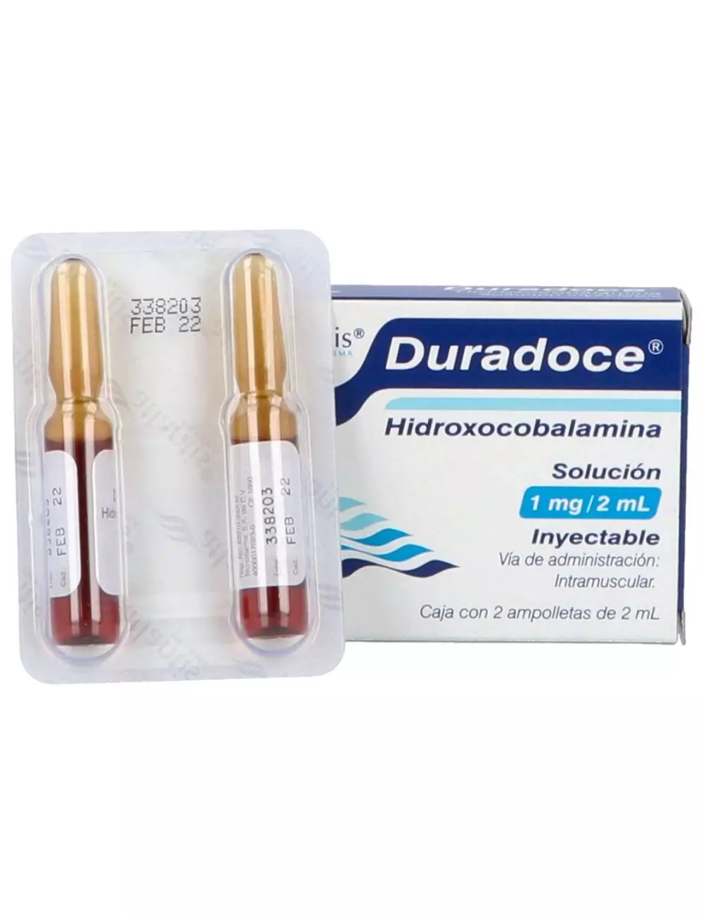 DURADOCE 1000 MCG / 2 ML CAJA CON 2 AMPOLLETAS