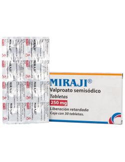 Miraji 250 mg Caja Con 30 Tabletas