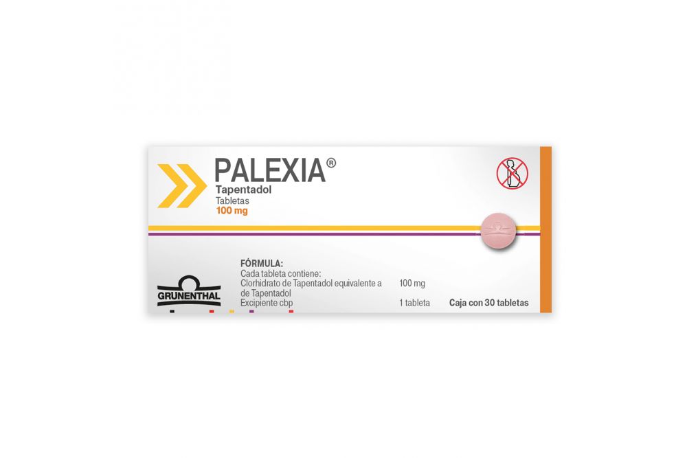 Palexia IR 100 mg Caja Con 30 Tabletas RX1