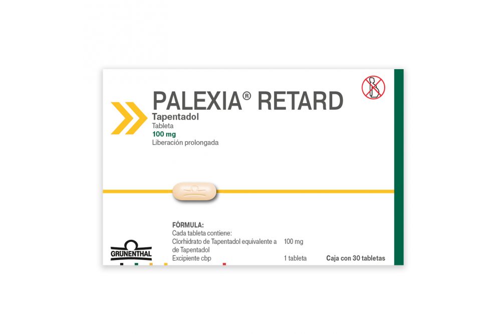 Palexia Retard 100 mg Caja Con 30 Tabletas Liberación Prolongadade - RX1