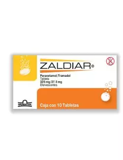 Zaldiar 325 mg /37.5 mg Caja Con 10 Tabletas Efervescentes