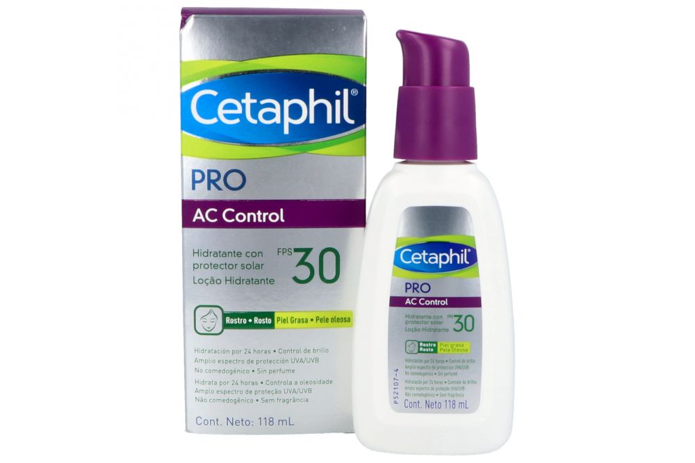 Cetaphil Dermacontrol Fps 30 Hidratante Frasco Con 118 Ml