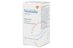 Ventolin Solución 5mg/mL Caja Con Frasco Con 10mL