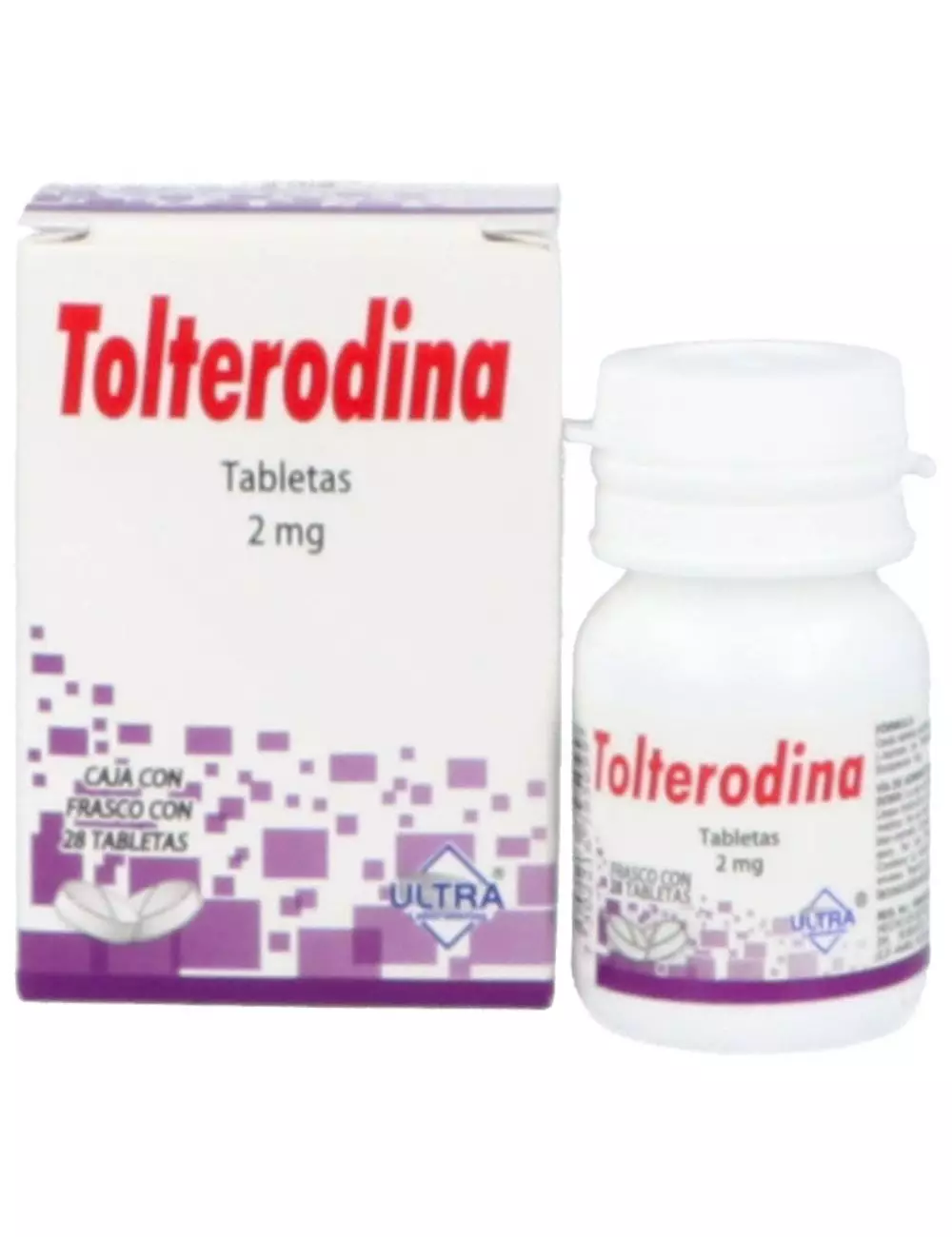 TOLTERODINA 2 MG TAB 28