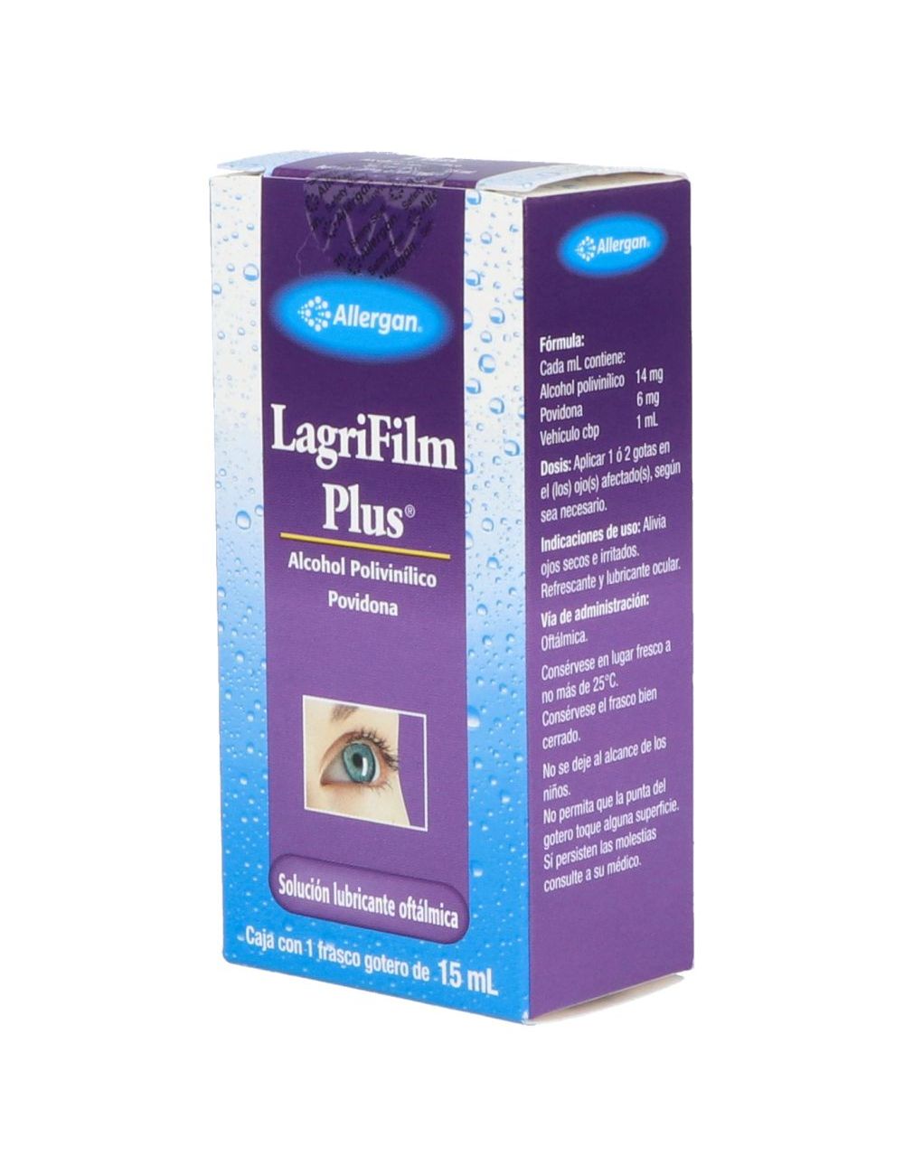 Lagrifilm Plus Solución Caja Con Frasco Gotero Con 15mL Lagrifilm Plus Solución Caja Con Frasco Gotero Con 15mL