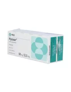 Hyzaar® 50 mg/12.5 mg (Losartán/Hidroclorotiazida) - Caja con 30 Comprimidos - MSD- 2x1