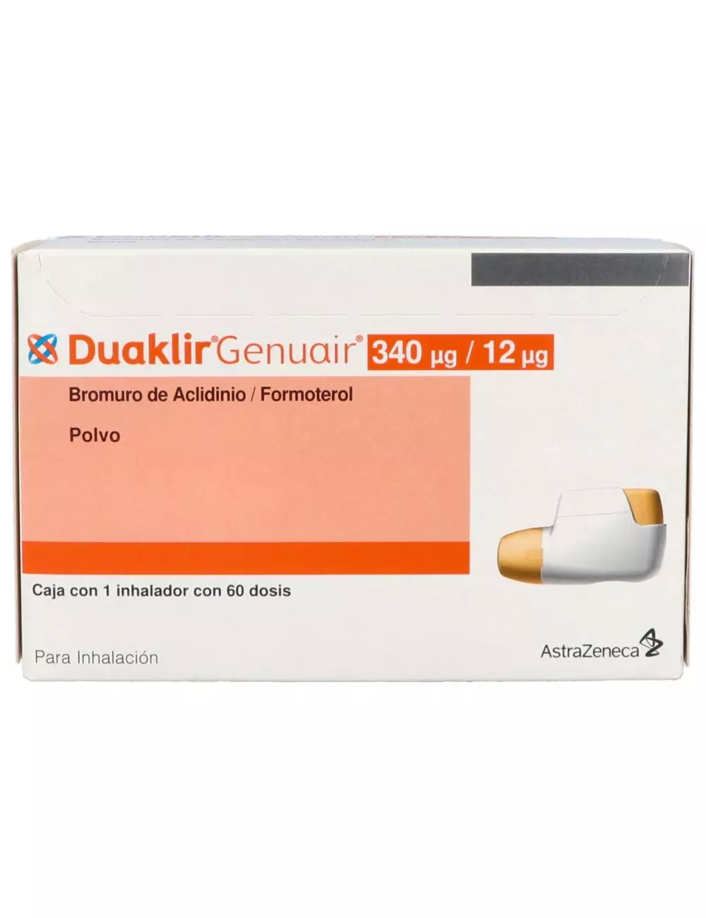 Duaklir Genuair 340 Mcg/12 Mcg Polvo Para Inhalador Con 60 Dosis