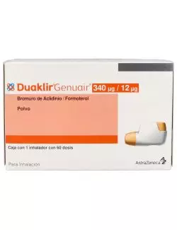 Duaklir Genuair 340 Mcg/12 Mcg Polvo Para Inhalador Con 60 Dosis