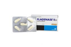 Flagenase V 500 mg Caja Con 10 Óvulos Vaginales