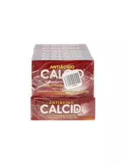 Calcid Antiácido Con 6 Cajas De 3 Rollos Tabletas Masticables