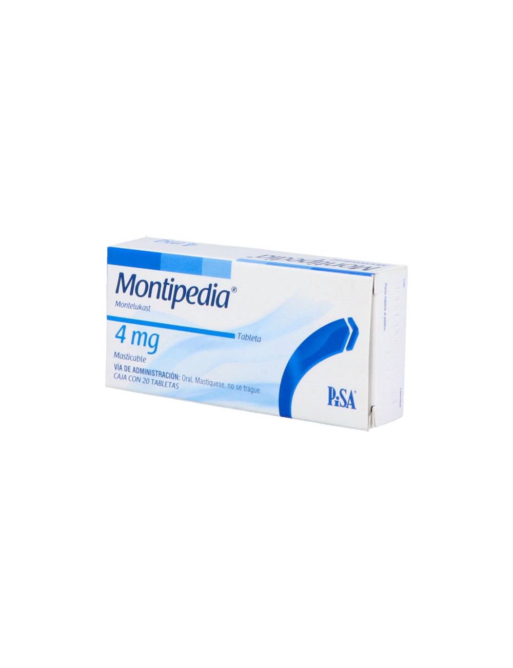 Montipedia 4mg Caja Con 20 Tabletas Masticables