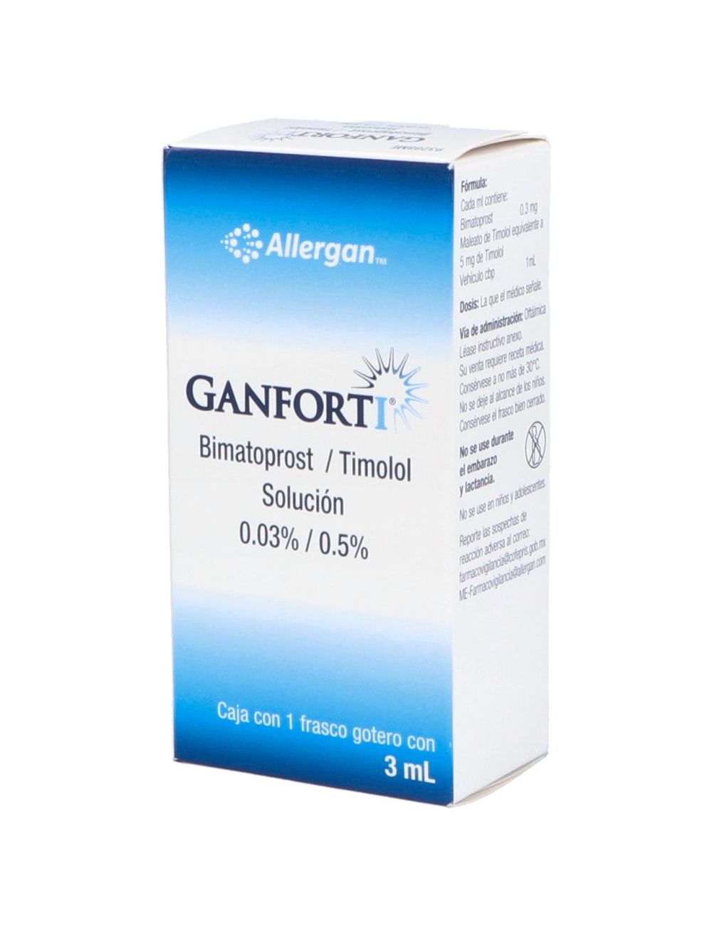 Ganforti Solución Oftálmica Caja Con Frasco Con 3 mL Ganforti Solución Oftálmica Caja Con Frasco Con 3 mL