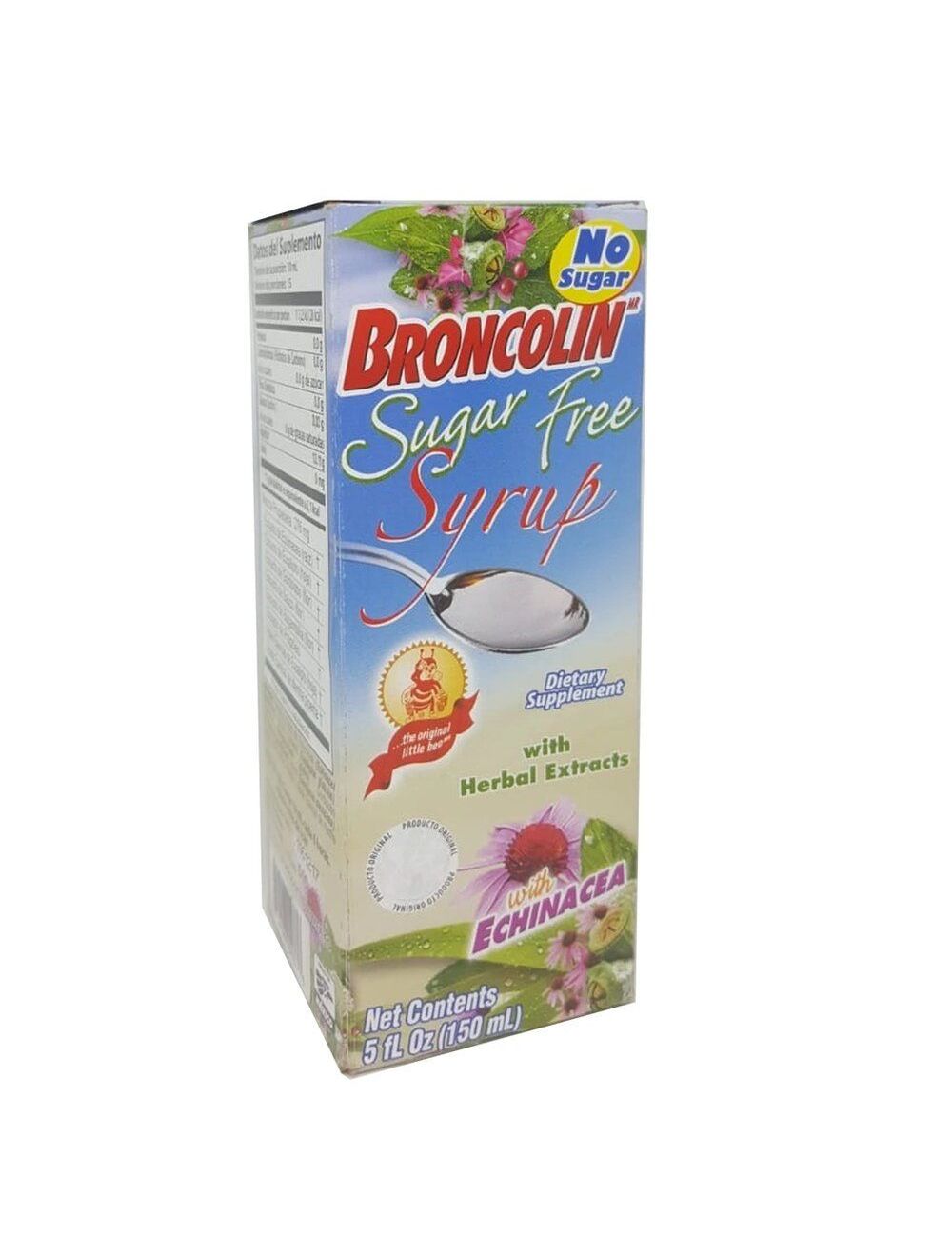 Broncolin Sugar Free Jarabe Equinacea Caja Con Frasco Con 150 mL