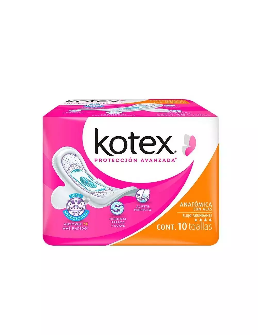 KOTEX ANATOMICA C/ALAS C/10