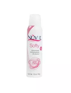 Desodorante En Aerosol Nuvel Softy Frasco Con 170 mL