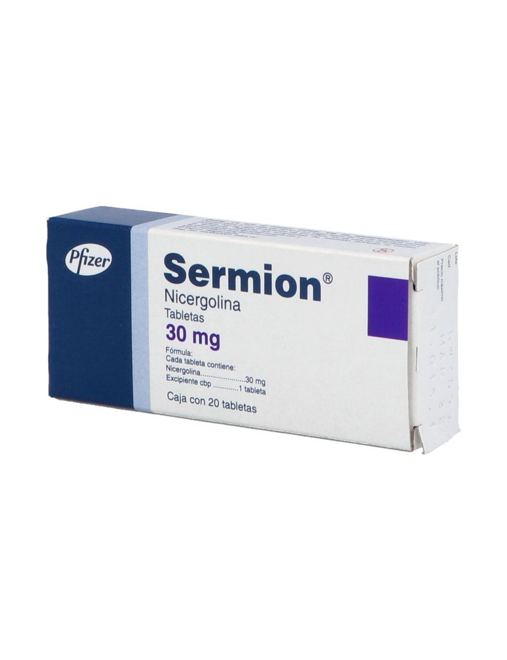 Sermión 30 mg Caja Con 20 Grageas Sermión 30 mg Caja Con 20 Grageas