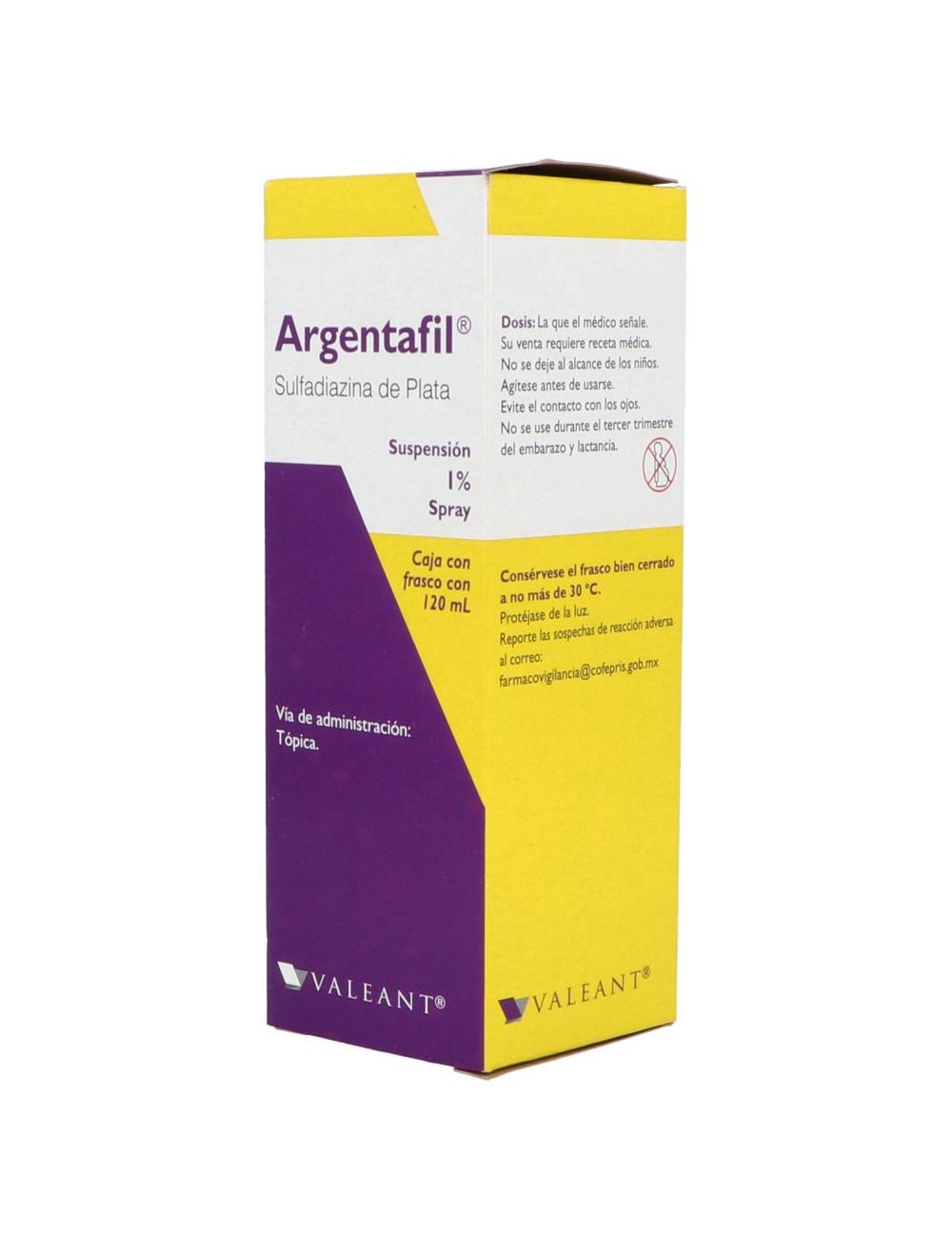 Argentafil 1 % Caja Con Frasco con 120 mL Argentafil 1 % Caja Con Frasco con 120 mL