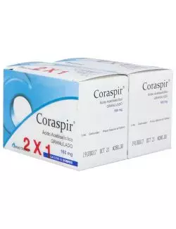 Coraspir Granulado 160 mg Caja Con 15 Sobres - 2x1