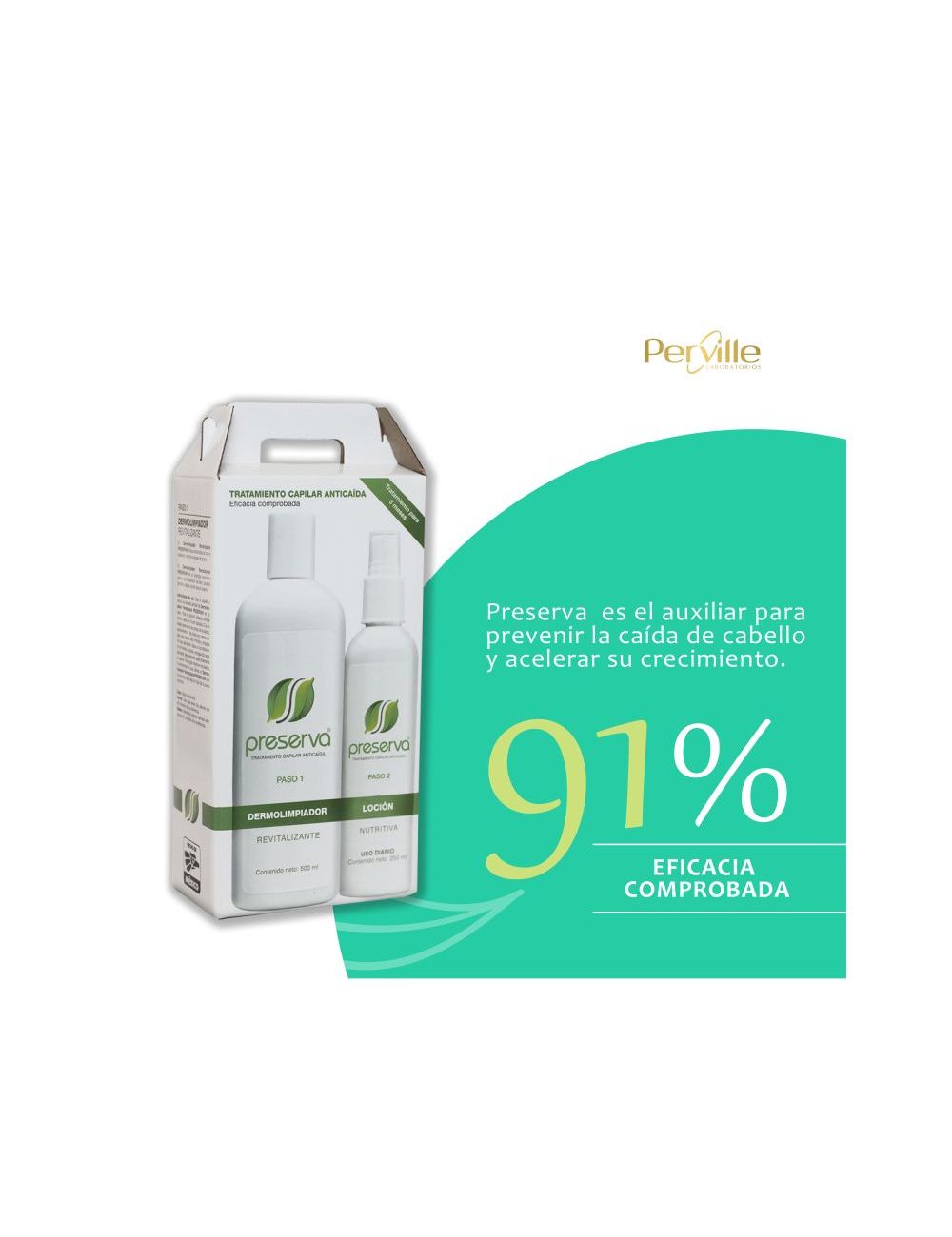 Preserva Tratamiento Capilar Anticaída Caja Con Botella Con 250 mL Preserva Tratamiento Capilar Anticaída Caja Con Botella Con 250 mL