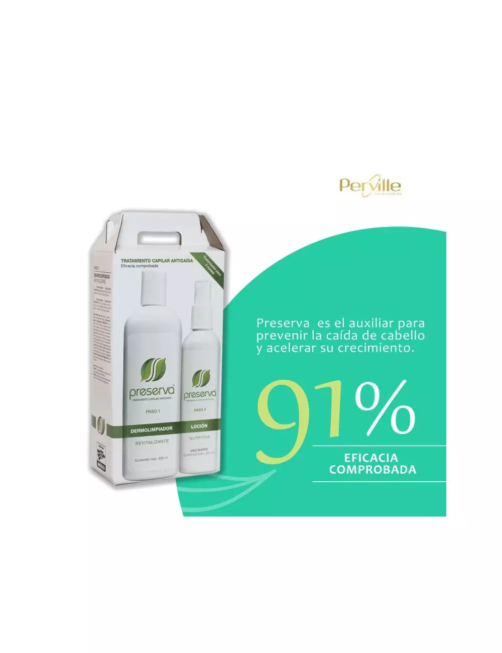 Preserva Tratamiento Capilar Anticaída Caja Con Botella Con 250 mL Preserva Tratamiento Capilar Anticaída Caja Con Botella Con 250 mL