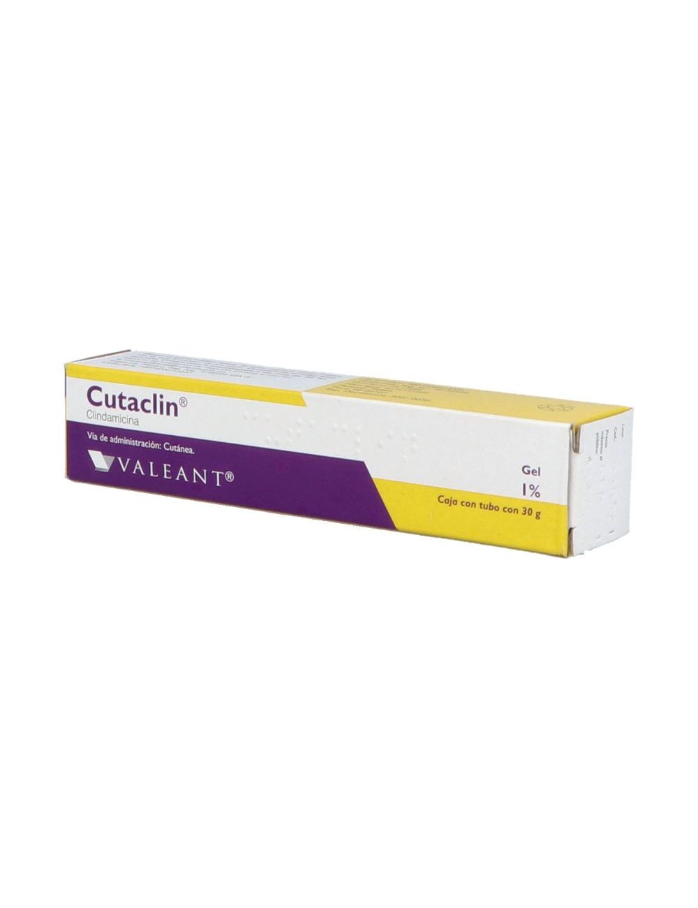 Cutaclin Gel 1% Caja Con Tubo Con 30 g Cutaclin Gel 1% Caja Con Tubo Con 30 g