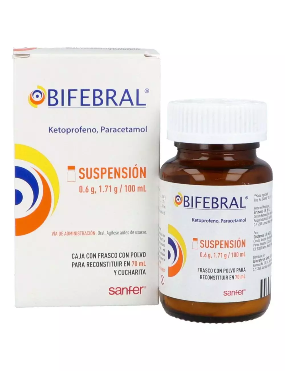 Bifebral Suspensión Frasco con polvo para 70 mL