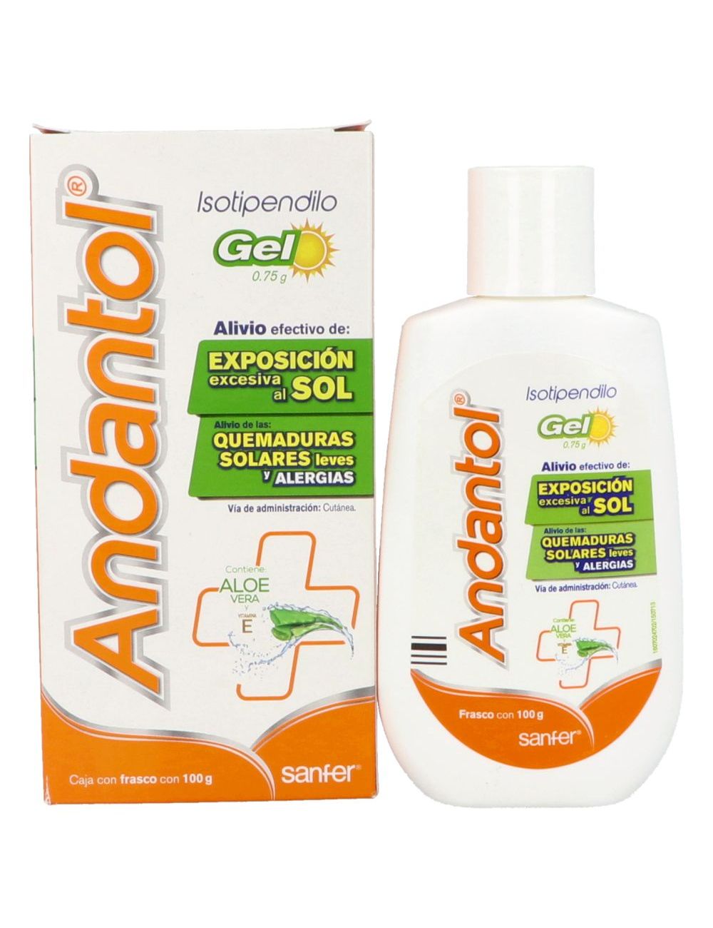 Andantol 0.75 g Gel Con Frasco Con 100 g Andantol 0.75 g Gel Con Frasco Con 100 g