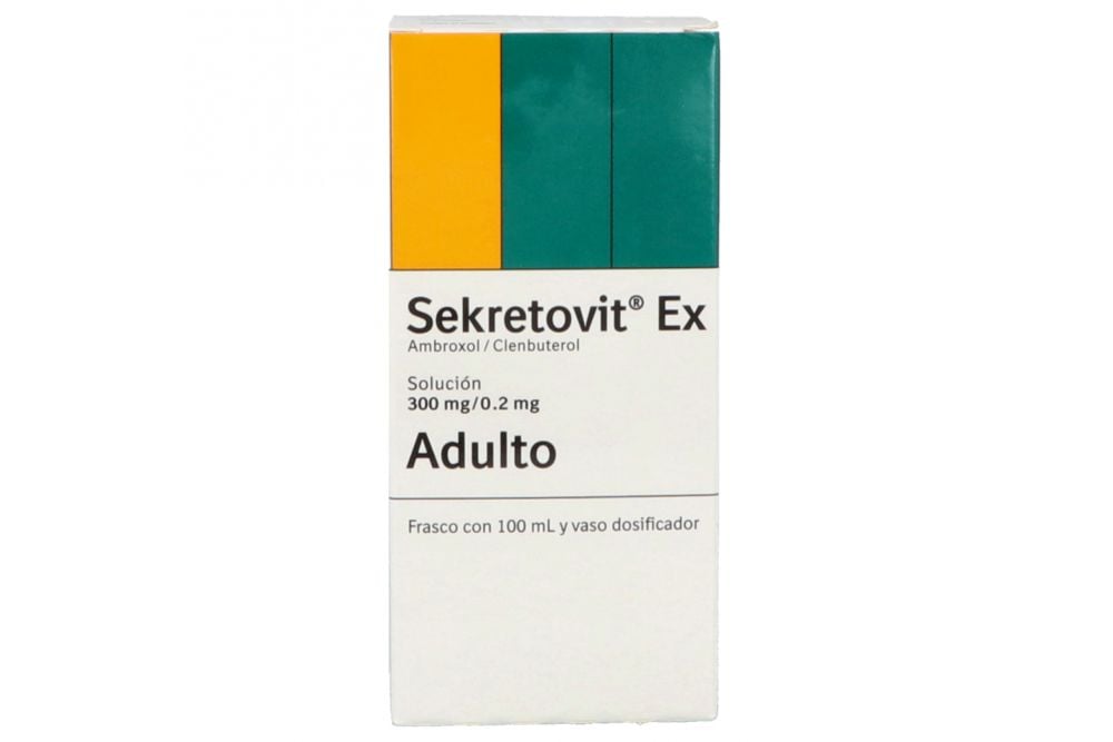 Sekretovit-Ex Adulto Solución 300mg/0.2mg Caja Con Frasco Con 100mL