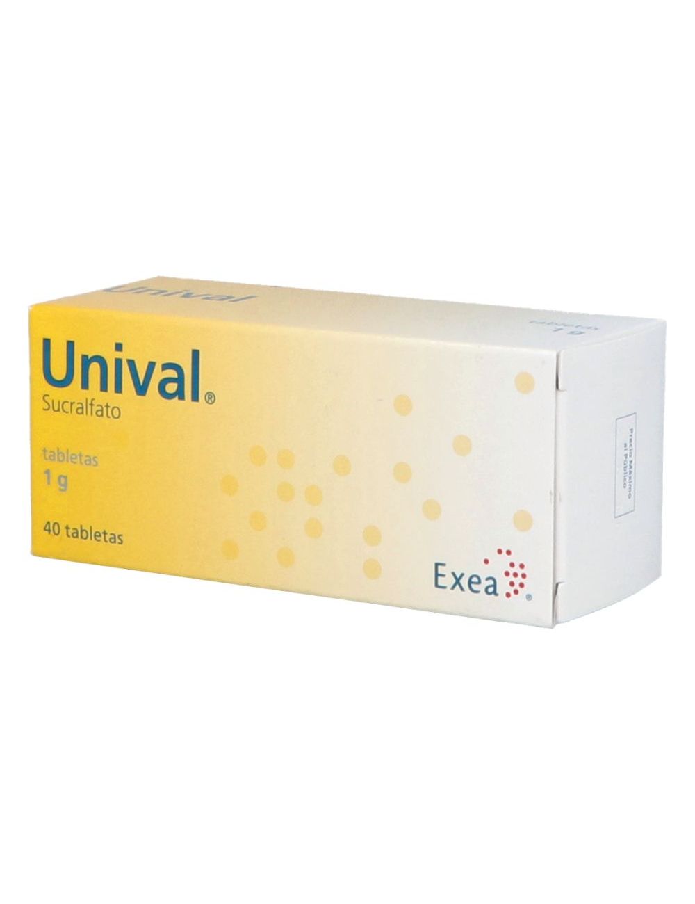 Unival 1g Caja Con 40 Tabletas Unival 1g Caja Con 40 Tabletas