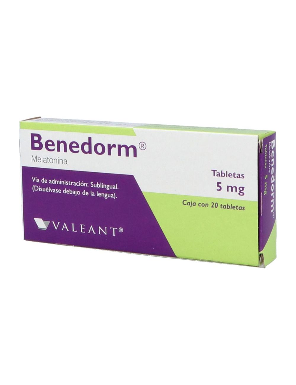 Benedorm 5mg Caja Con 20 Tabletas Sublinguales Benedorm 5mg Caja Con 20 Tabletas Sublinguales