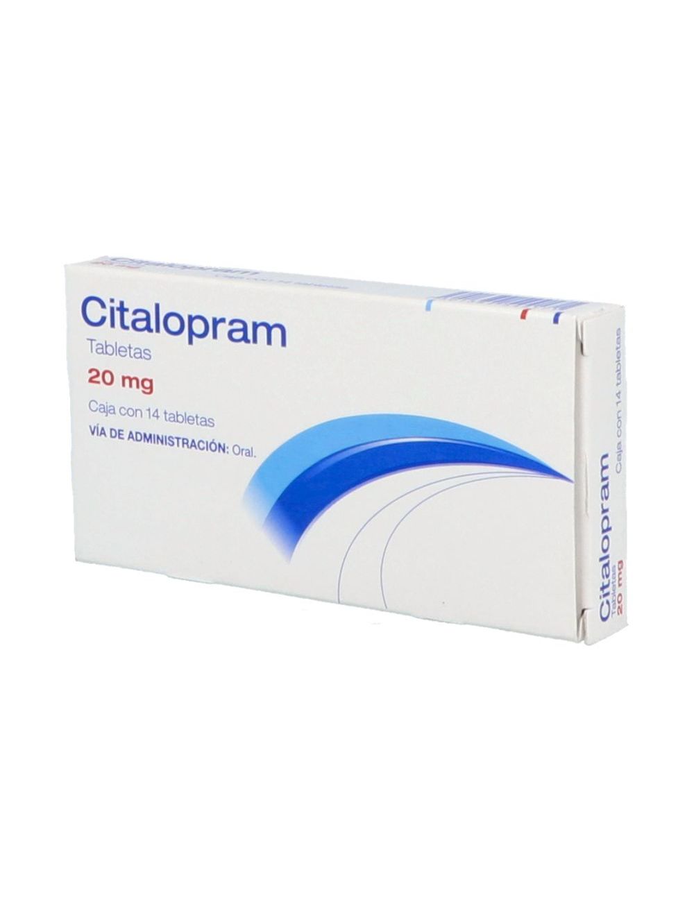 Citalopram 20 mg Caja Con 14 Tabletas. Citalopram 20 mg Caja Con 14 Tabletas.