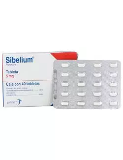 Sibelium® 5 mg - 40 Tabletas | Flunarizina | Janssen