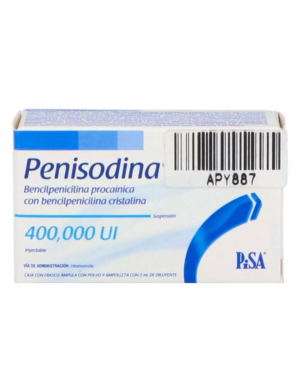 Penisodina 400000 U Caja Con Frasco Ámpula Con 2mL RX2