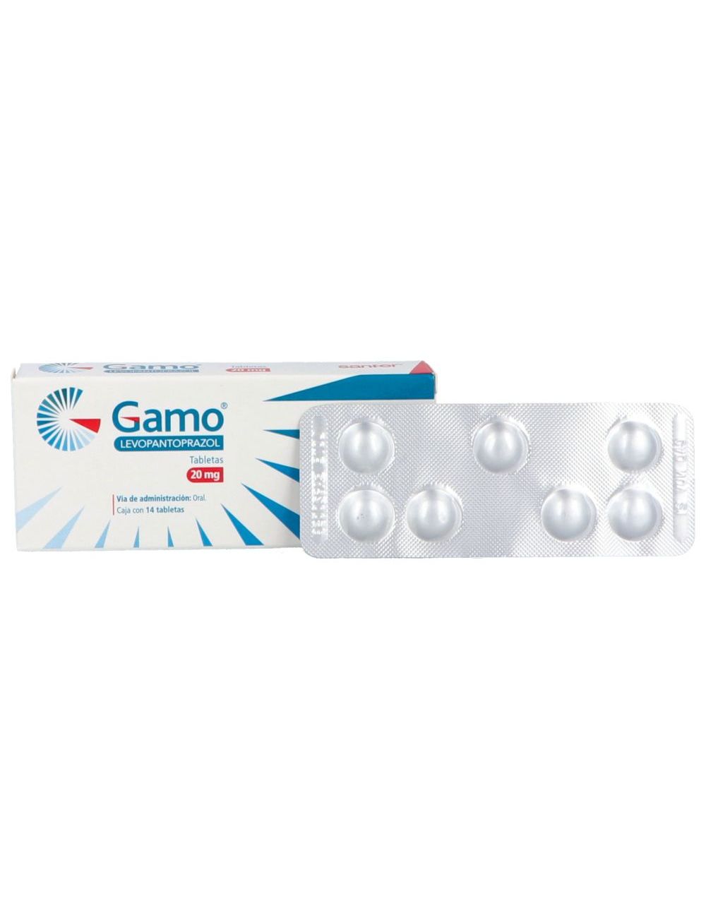 Gamo 20 mg Caja Con 14 Tabletas Gamo 20 mg Caja Con 14 Tabletas