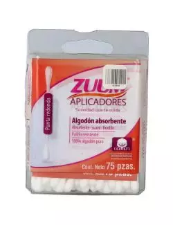 Zuum Aplicadores Doble Punta Caja Con 75 Piezas