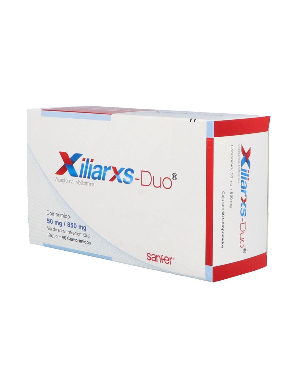 Xiliar xs Duo 50 mg / 850 mg Caja Con 60 Comprimidos Xiliar xs Duo 50 mg / 850 mg Caja Con 60 Comprimidos