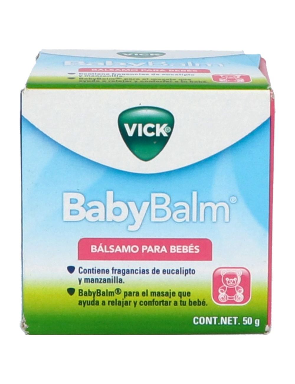 Vick BabyBalm Bálsamo Para Bebés Caja Con Tarro Con 50g Vick BabyBalm Bálsamo Para Bebés Caja Con Tarro Con 50g