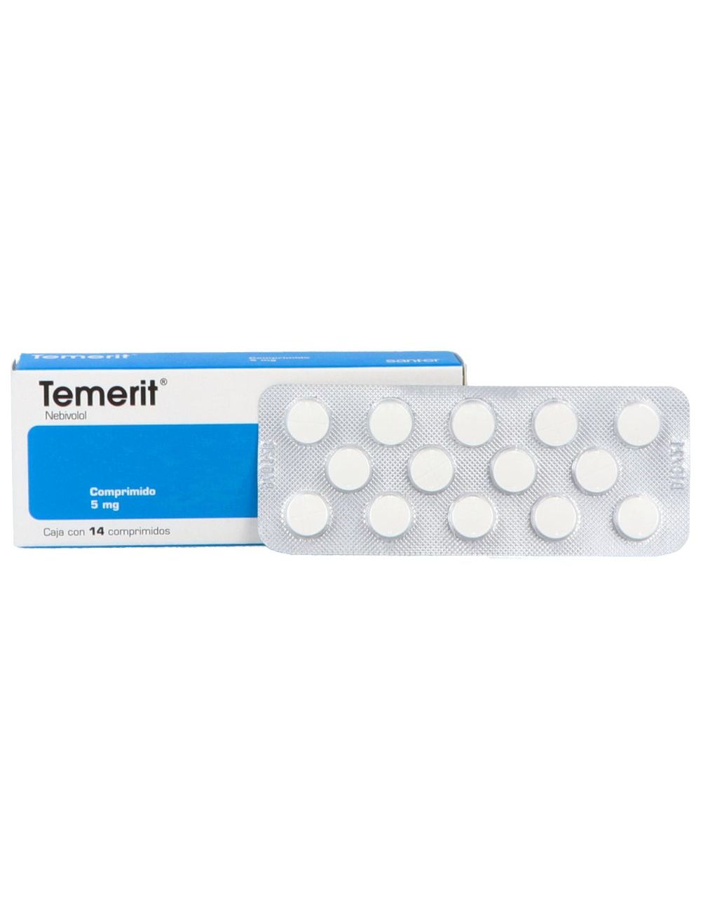 Temerit 5 mg Caja Con 14 Comprimidos Temerit 5 mg Caja Con 14 Comprimidos