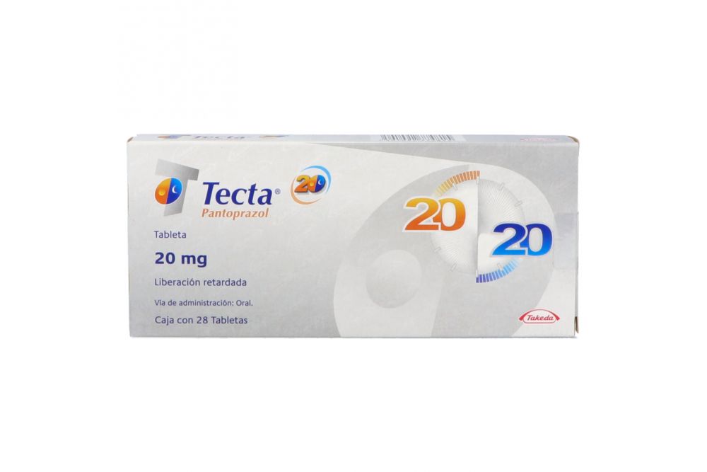 Tecta 20 mg Caja Con 28 Tabletas Liberación Retardada