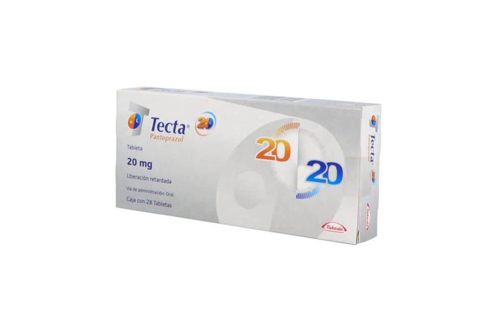 Tecta 20 mg Caja Con 28 Tabletas Liberación Retardada